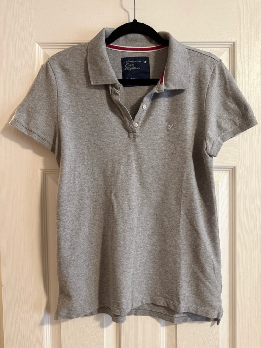 American Eagle Outfitters Grey Polo